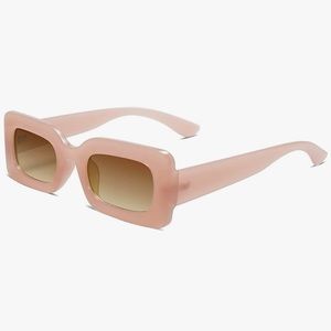 Nude Rectangle Sunglasses